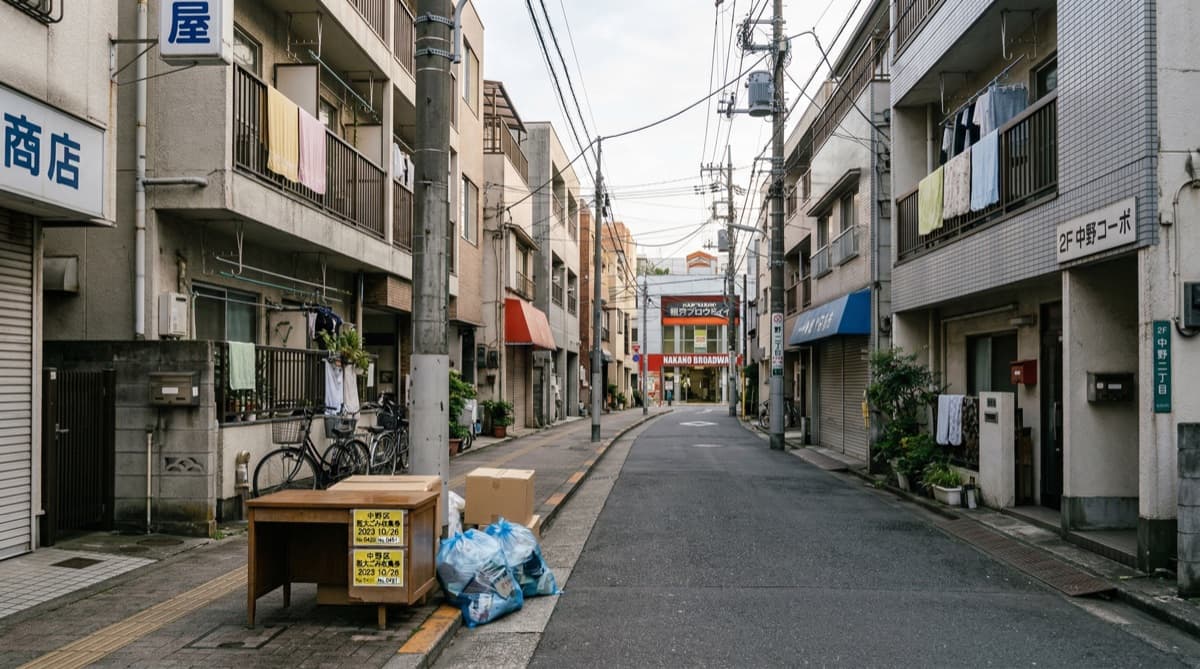 中野区の粗大ごみの出し方完全ガイド|品目別料金一覧・申込方法【2026年最新】
